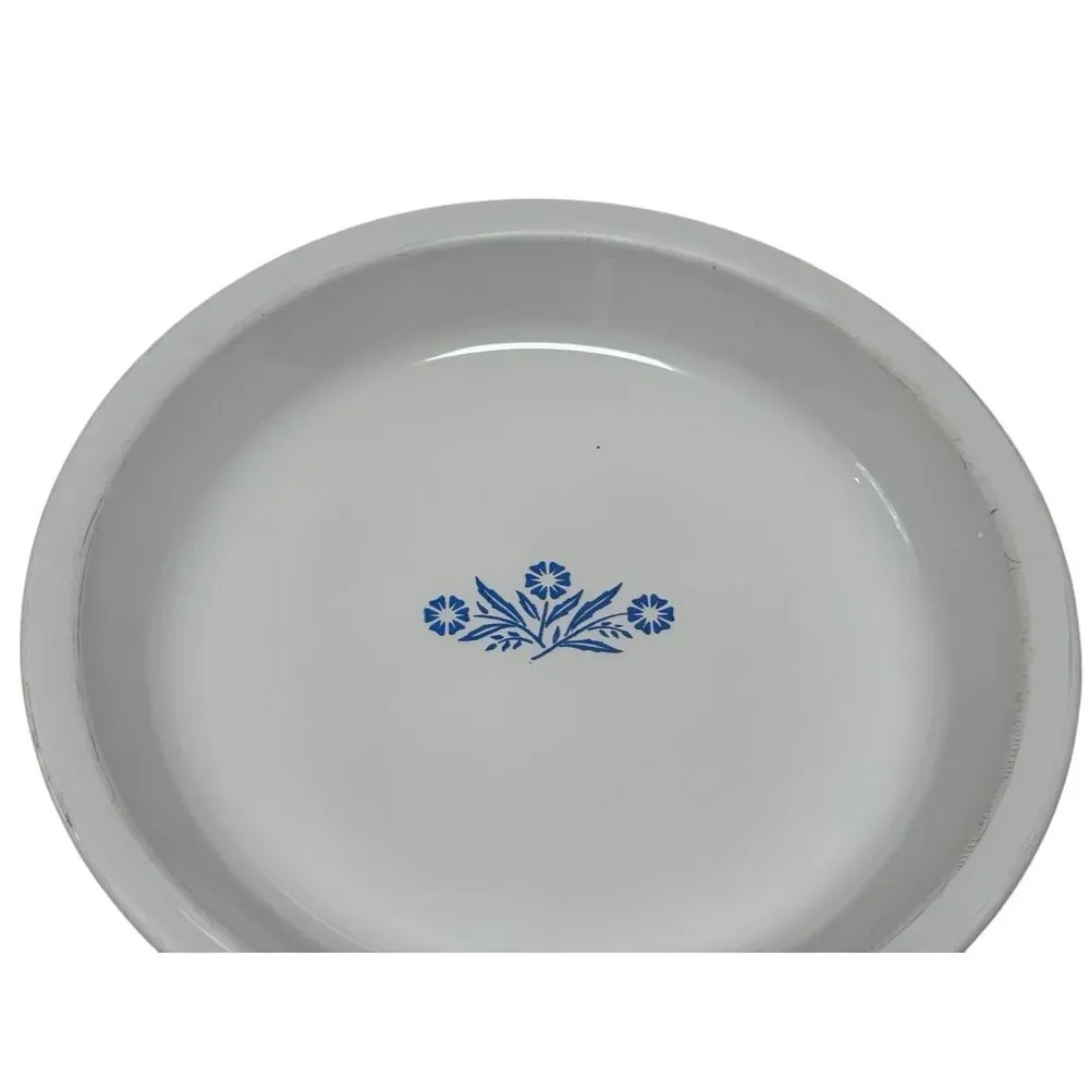 Vintage Corning Ware Blue Cornflower P-309 Pie Plate Dish 9” Made in USA